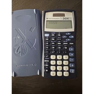Texas Instruments TI-30XIIS Scientific Calculator Navy Blue 2-Line Display